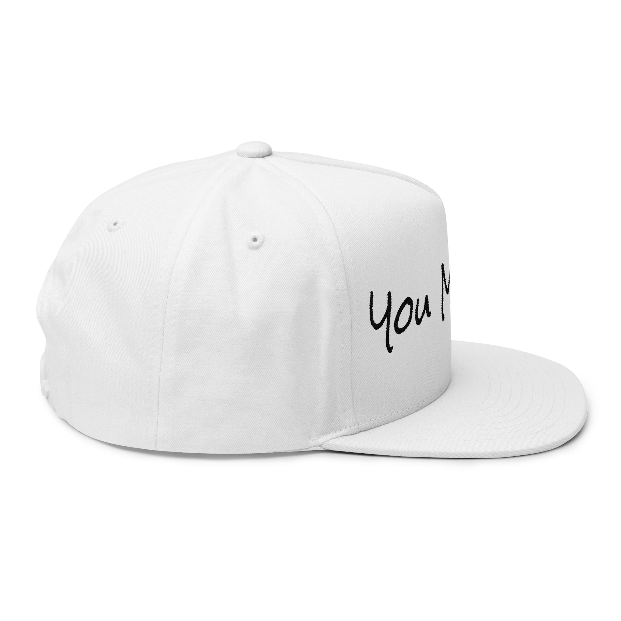 You Matter Embroidered Flat Bill Cap — Inspirational Snapback Hat