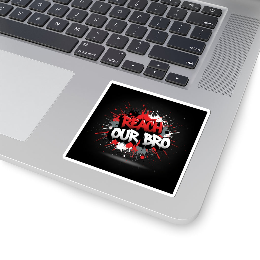 Sticker — "Reach Our Bro" Graffiti Splash Laptop Decal