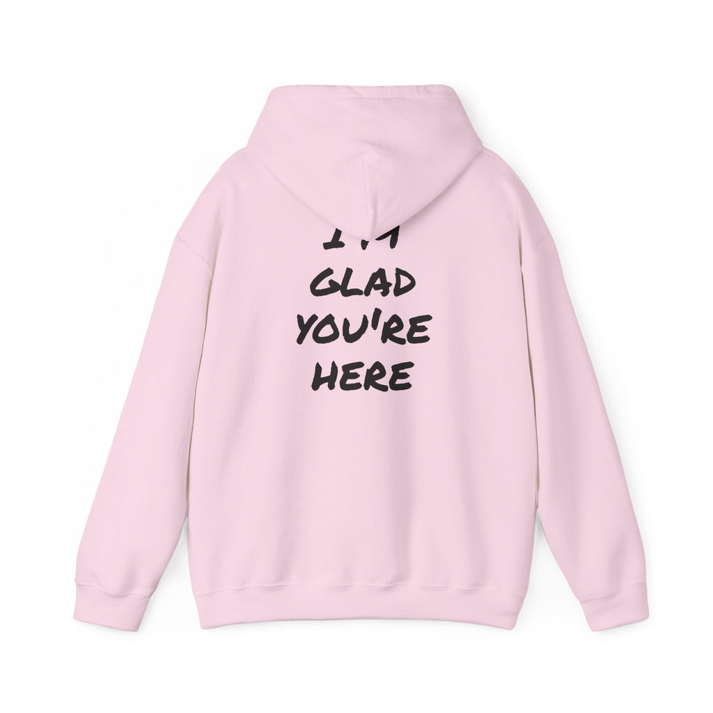 Hoodie - R.O.B. "Glad You’re Here" Minimal Graphic Hoodie